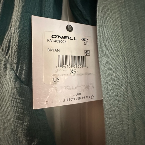 O’Neill Blue Bryan Ruffle Hem Jumpsuit - Picture 5 of 8